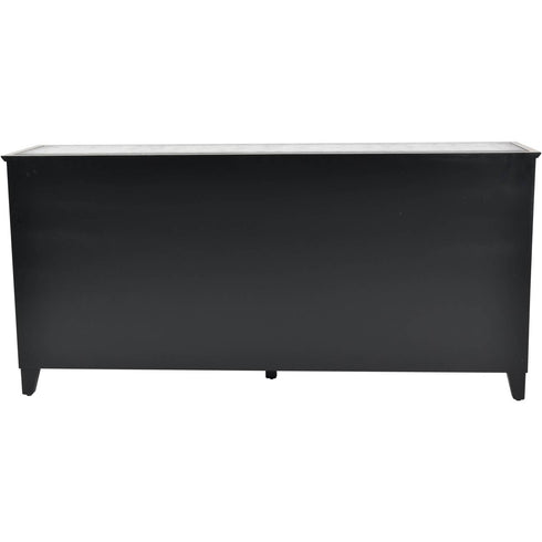Libra Lexington Four Door Antique Mirrored Sideboard