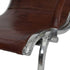 Libra Iconic Bolero Aluminium and Tan Leather Armchair