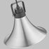 Pendant Luminaire In Satin Nickel And Matt Black LL00011