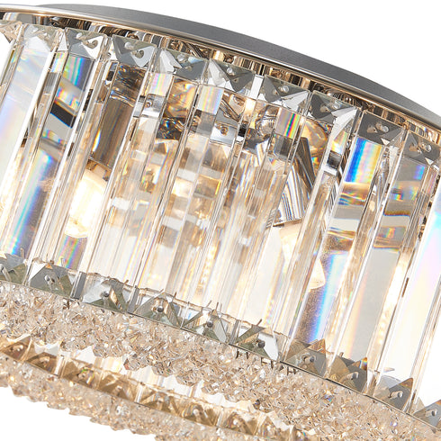 Flush luminaire in Crystal LL00018