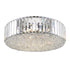 Flush Fitting Luminaire In Chrome And Clear LL00020