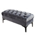 Native Home Lifestyle Button Bench Grey