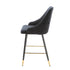 Native Home Lifestyle Chesterfield Black Kitchen Bar Stools (Set Of 2)