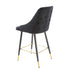 Native Home Lifestyle Chesterfield Black Kitchen Bar Stools (Set Of 2)
