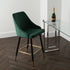 Native Home Lifestyle Chesterfield Green Kitchen Bar Stools (Set Of 2)