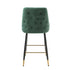 Native Home Lifestyle Chesterfield Green Kitchen Bar Stools (Set Of 2)