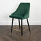 Native Home Lifestyle Chesterfield Green Kitchen Bar Stools (Set Of 2)