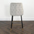 Native Home Lifestyle Chesterfield Grey Kitchen Bar Stools (Set Of 2)