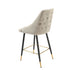 Native Home Lifestyle Chesterfield Grey Kitchen Bar Stools (Set Of 2)