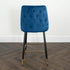 Native Home Lifestyle Chesterfield Navy Blue Kitchen Bar Stools (Set Of 2)