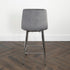 Native Home Lifestyle Squared Grey Kitchen Bar Stools (Set Of 2)
