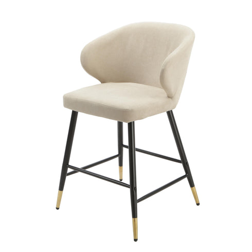 Native Home Lifestyle Manhattan Beige Kitchen Bar Stools (Set Of 2)