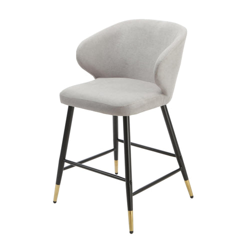 Native Home Lifestyle Manhattan Grey Kitchen Bar Stools (Set Of 2)