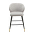 Native Home Lifestyle Manhattan Grey Kitchen Bar Stools (Set Of 2)