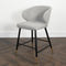 Native Home Lifestyle Manhattan Grey Kitchen Bar Stools (Set Of 2)
