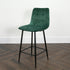 Native Home Lifestyle Squared Green Kitchen Bar Stools (Set Of 2)