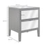 Josephine Bedside | 2 Drawer | Black