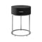 Hampton Bedside | Black Shagreen