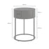 Hampton Round Wooden Bedside – Black