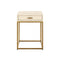 Hampton Bedside | Ivory Shagreen