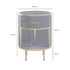 Willersley Blue Small Round Bedside