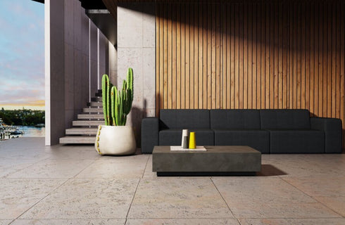 Blinde Design Stitch 100 Concrete Planter - Natural Finish - BLD.1.P.STI.100.Y.NA