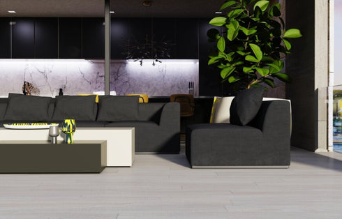 Blinde Design Stitch 125 Concrete Planter - Natural Finish - BLD.1.P.STI.125.Y.NA