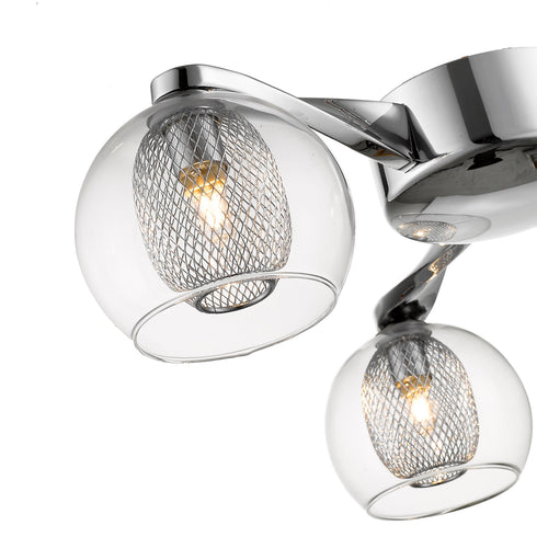 Flush Fitting Luminaire In Chrome LL00035