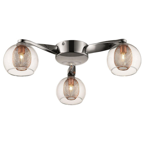 Flush Fitting Luminaire In Copper LL00037