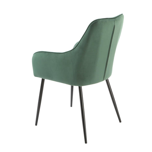 Native Home Lifestyle Chesterfield Green Dining Chairs (Set Of 2)