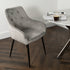 Native Home Lifestyle Chesterfield Grey Dining Chairs (Set Of 2)