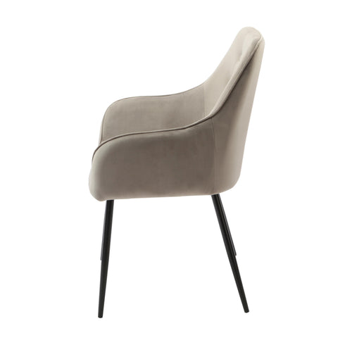 Native Home Lifestyle Chesterfield Grey Dining Chairs (Set Of 2)