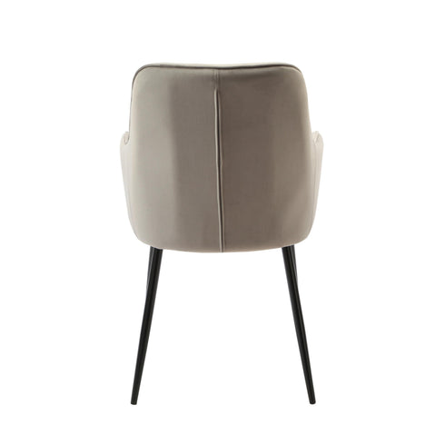 Native Home Lifestyle Chesterfield Grey Dining Chairs (Set Of 2)