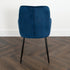 Native Home Lifestyle Chesterfield Navy Blue Dining Chairs (Set Of 2)
