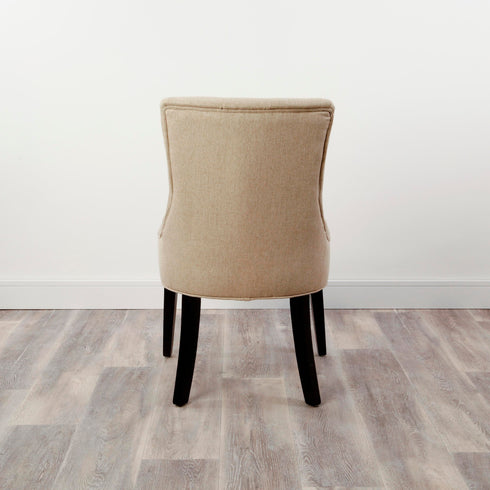 Native Home Lifestyle Chester Beige Textured Dining Chairs (Set Of 2)