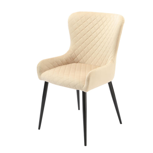 Native Home Lifestyle Diamond Beige Dining Chairs (Set Of 2)