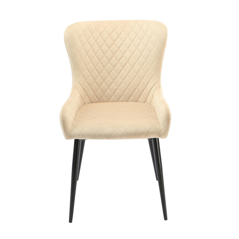 Native Home Lifestyle Diamond Beige Dining Chairs (Set Of 2)