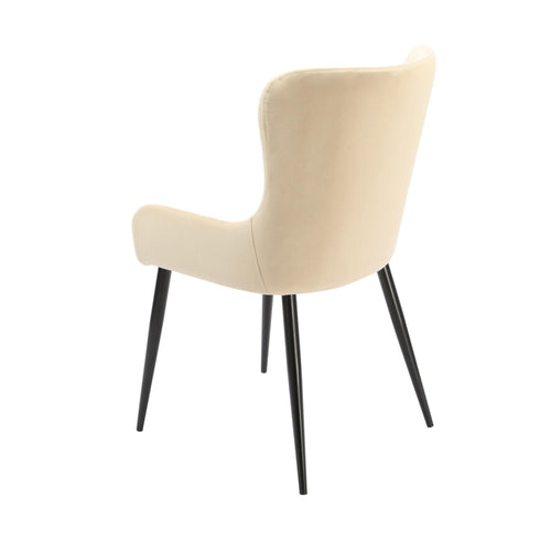 Native Home Lifestyle Diamond Beige Dining Chairs (Set Of 2)