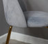 Native Home Lifestyle Velvet Dining Chairs - Gold Legs (Set Of 2)