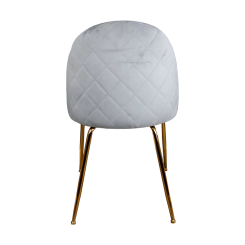 Native Home Lifestyle Velvet Dining Chairs - Gold Legs (Set Of 2)