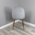 Native Home Lifestyle Velvet Dining Chairs - Gold Legs (Set Of 2)