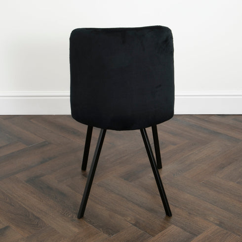 Native Home Lifestyle Squared Black Dining Chairs (Set Of 2)