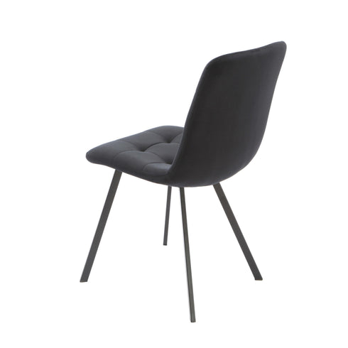 Native Home Lifestyle Squared Black Dining Chairs (Set Of 2)
