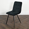 Native Home Lifestyle Squared Black Dining Chairs (Set Of 2)