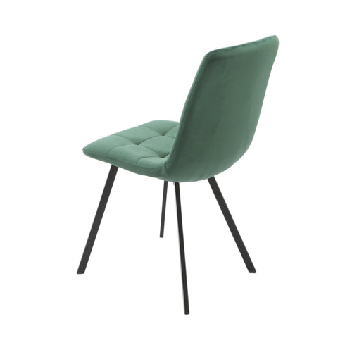 Native Home Lifestyle Squared Green Dining Chairs (Set Of 2)