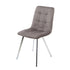 Native Home Lifestyle Squared Grey Dining Chairs (Set Of 2)