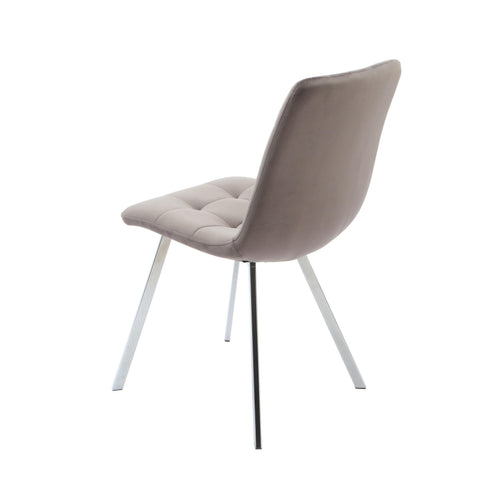 Native Home Lifestyle Squared Grey Dining Chairs (Set Of 2)