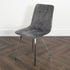 Native Home Lifestyle Squared Grey Dining Chairs (Set Of 2)