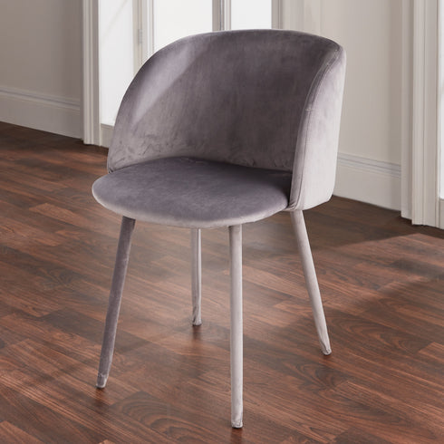 Native Home Lifestyle Velvet Covered Dining Chairs (Set Of 2)