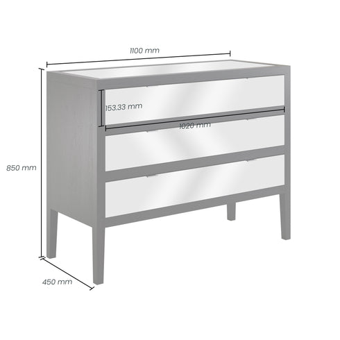 Josephine Chest Of Drawers | Black